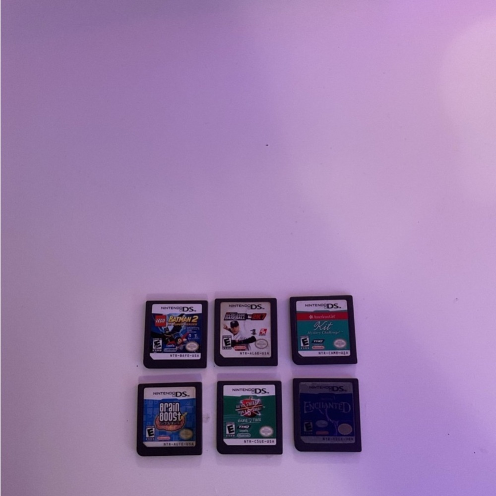 Nintendo DS Game Cartridge Collection - Black and White
